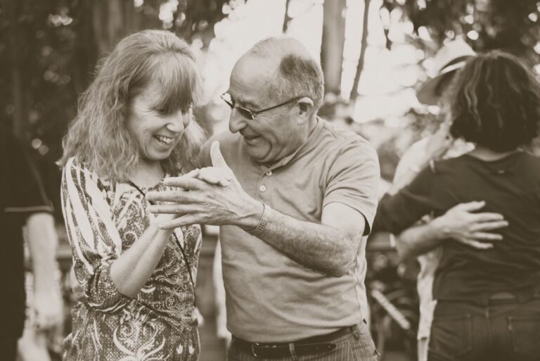 seniors dancing