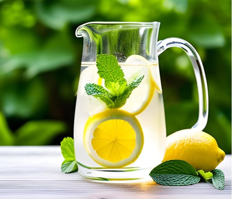 lemon mint water